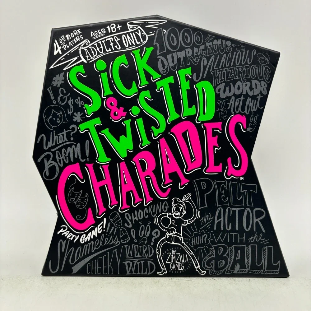 Sick and Twisted Charades Game SEALED Wonder Forge 2017 Party Family